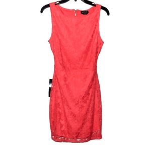 Coral colored dress